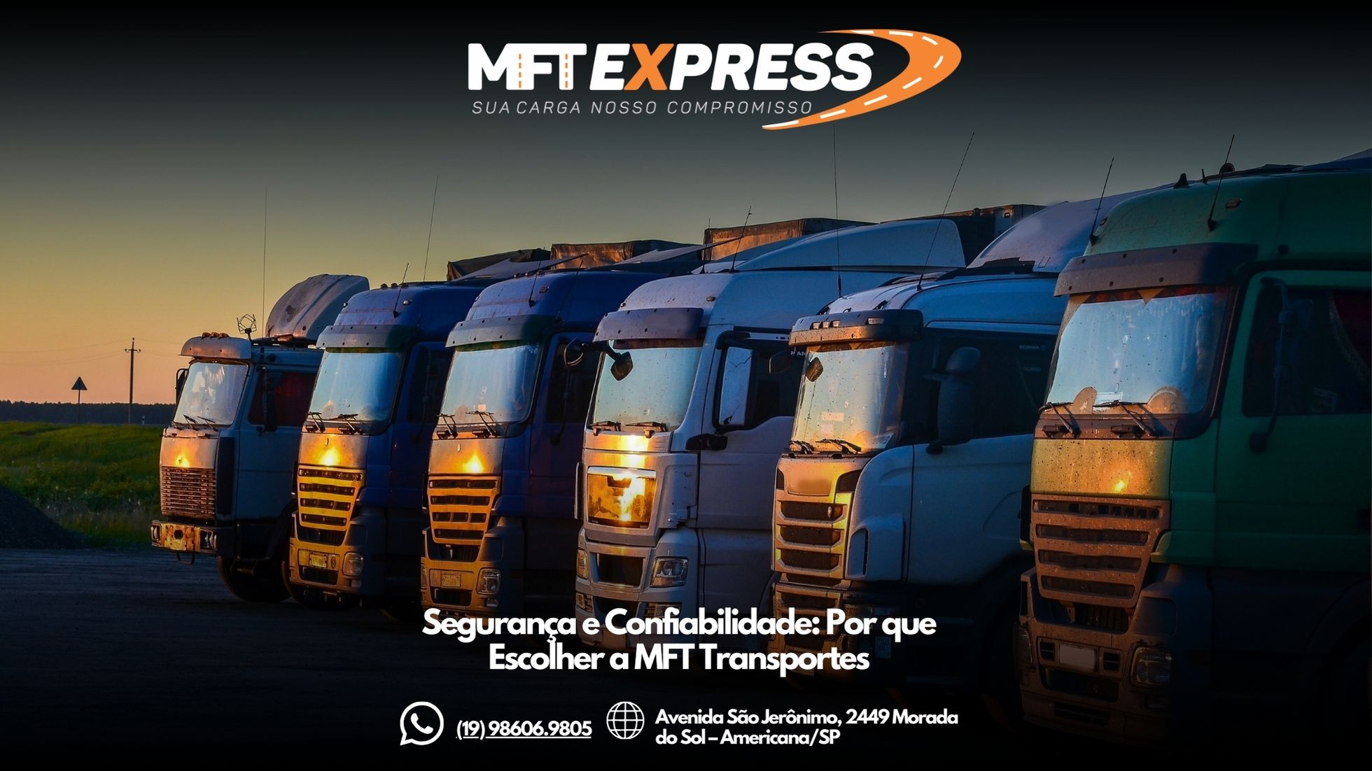 Segurança e Confiabilidade Por que Escolher a MFT Transportes MFT