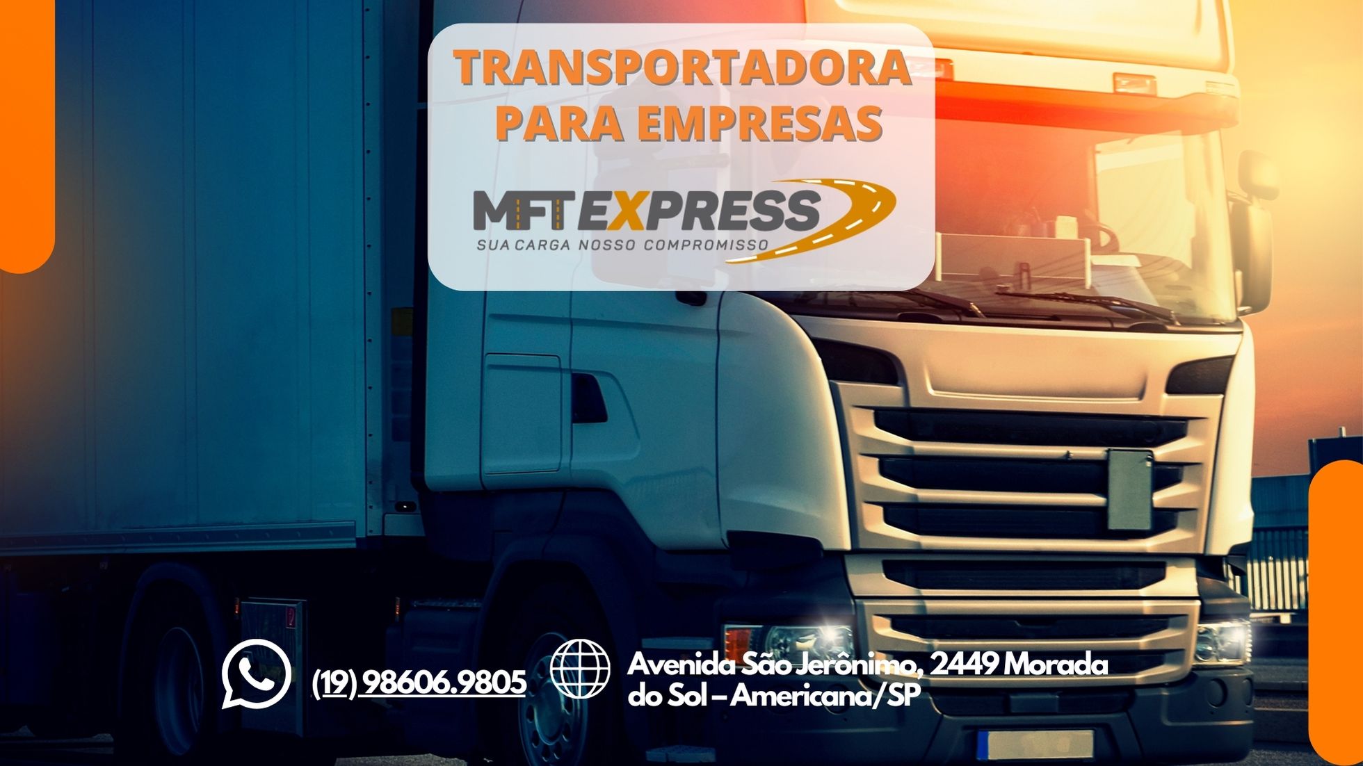 A Transportadora Mais Rápida para Americana-SP: Conheça a MFT